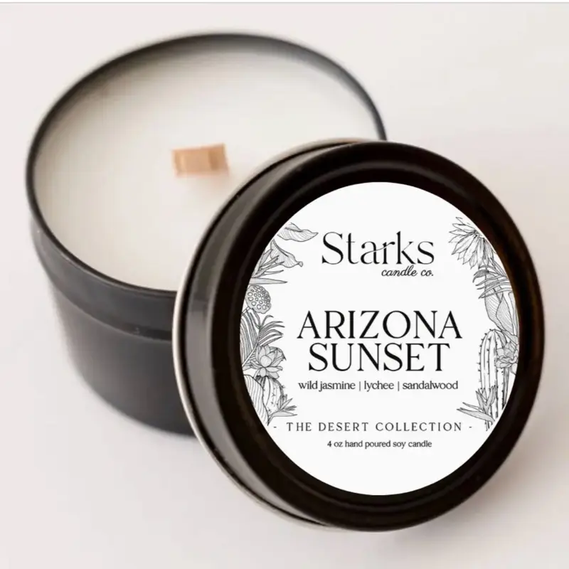 Arizona sunset candle