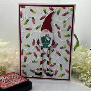 Holiday Lights 3D Embossing Folder