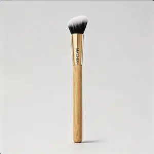 MAYCHEER Sculpting Face Brush for Smooth Natural Definition with Plush Angled Bristles for Precise Application