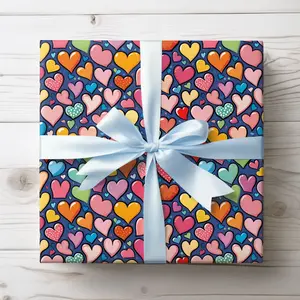 Colorful Heart Wrapping Paper