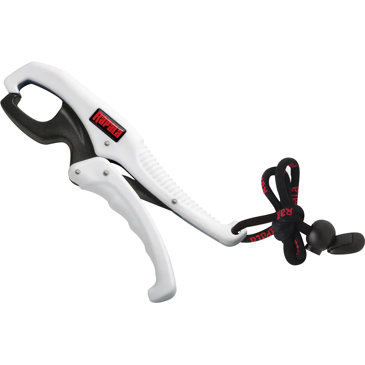 Rapala Floating Fish Gripper - White, Outdoor Fishing Equipment, Fishing Tackle with Wrist Lanyard, Quick Release, Multi-Size Design