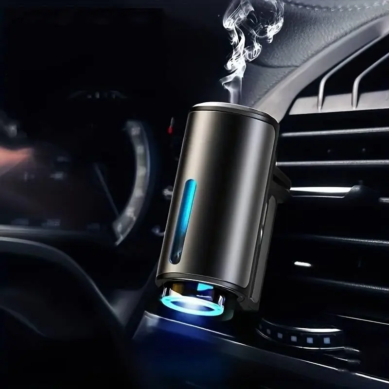Smart Car Air Freshener Diffuser, Car Scent Diffuser, Car Fragrance Diffuser, Essential Oil Aromatherapy, Rechargeable Car Diffuser, Portable Design, Ideal for Cars & Home Use, Enhance Your Space