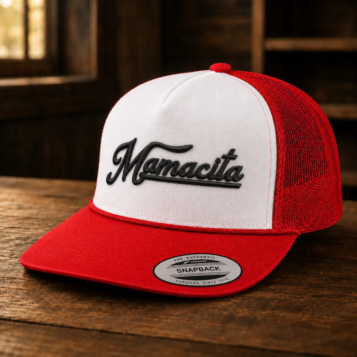 Custom Name Embroidered Trucker Hat – Personalized Script Mesh Snapback Cap, Adjustable Baseball Hat, Custom Gift for Men & Women