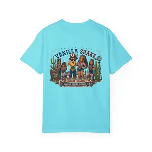 Family Shakes 4th of July-Unisex Garment-Dyed T-shirt