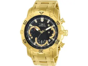 Invicta Men's 22767 Pro Diver High-Resistance Masculine Self-Luminous Multifunction Quartz Watch, Black Dial (Model 886678278404), High-Resistance Quartz Watches, Masculine Quartz Watches