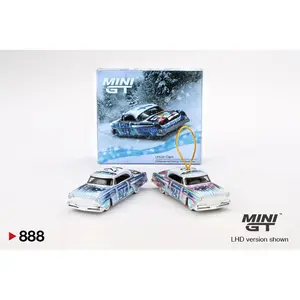 MiniGT 1:64 Lincoln Capri Christmas Hot Rod Set By Tim Sadchikov - 2024 Christmas Edition Limited Set #888