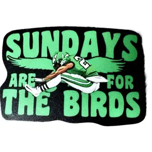 Sundays are for the Birds - Sticker  Eagles with Saquon Fly Eagles Fly