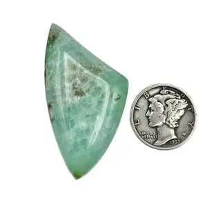 Chrysoprase designer cabochon by Bits & Pieces Silver & Stone for metalsmiths, wire wrappers and stone lovers