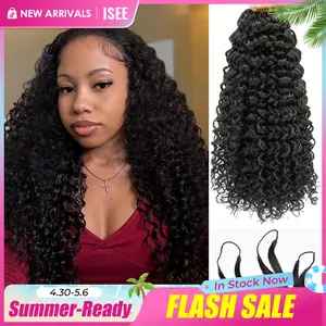 [New Arrival] ISEE HAIR Water Wave Crochet Human Hair for Boho Braids with Miracle Knots Soft Waves Vacation Hair Time-Saving Install Summer Vibe #ISEECrochetNewArrivals #SummerVibes