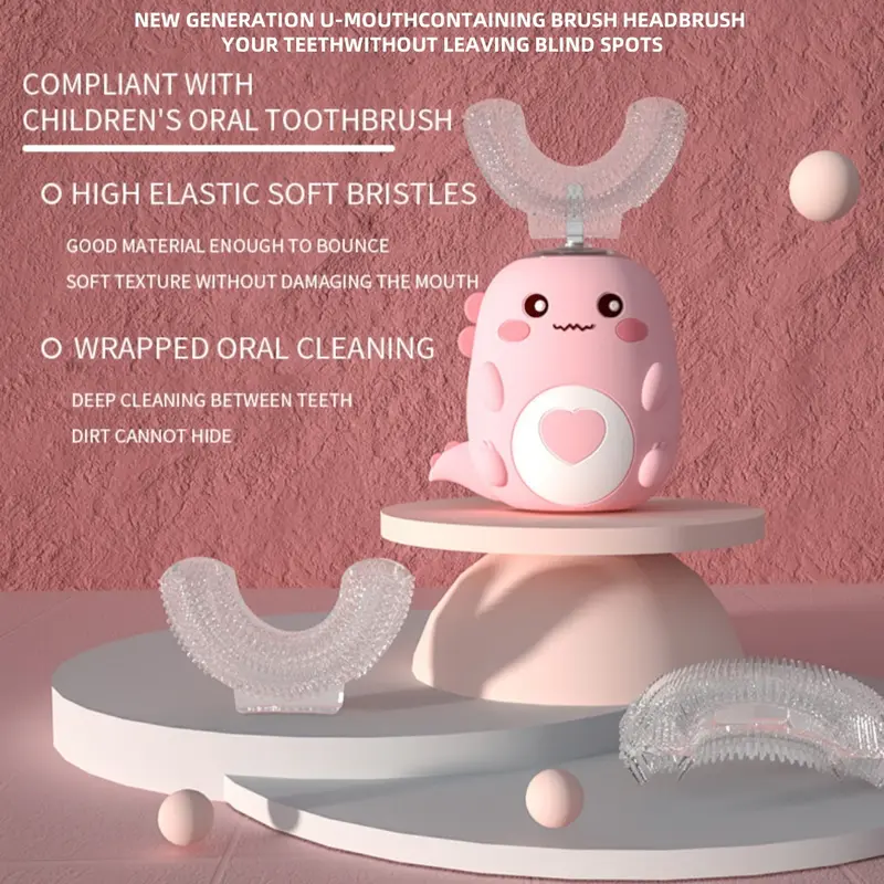 Product Introduction of Baby Toothbrush Non - Manual |U-shaped |2 - 14 Years, Soft Bristles, BPA Free | 2 - 4 Pack #dealsforyoudays 7