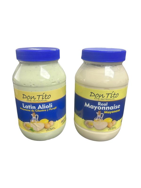 Don Tito Combo Latin Alioli and Mayonnaise Rich and Creamy flavor spread