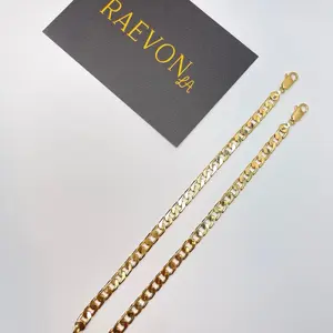 Cali Cuban Gold Filled 9" Anklet - Tarnish Free & Water Resistant