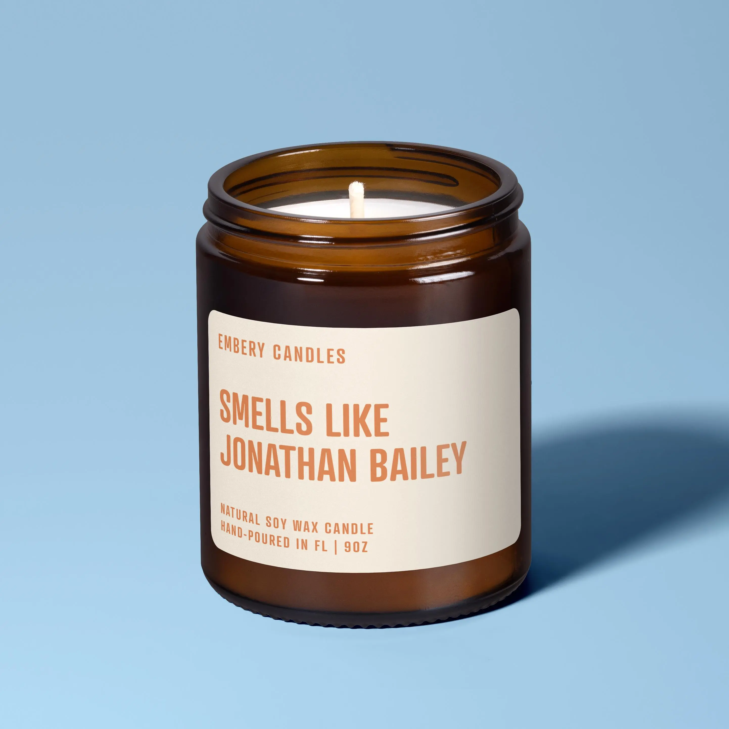Smells Like Jonathan Bailey | Hand-poured Soy Candle | Movie Lover | Smells Like Candle | Celebrity Crush