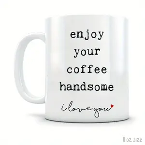 Enjoy Your Coffee Gift for Him Husband Boyfriend Birthday and Anniversary Gifts for Men