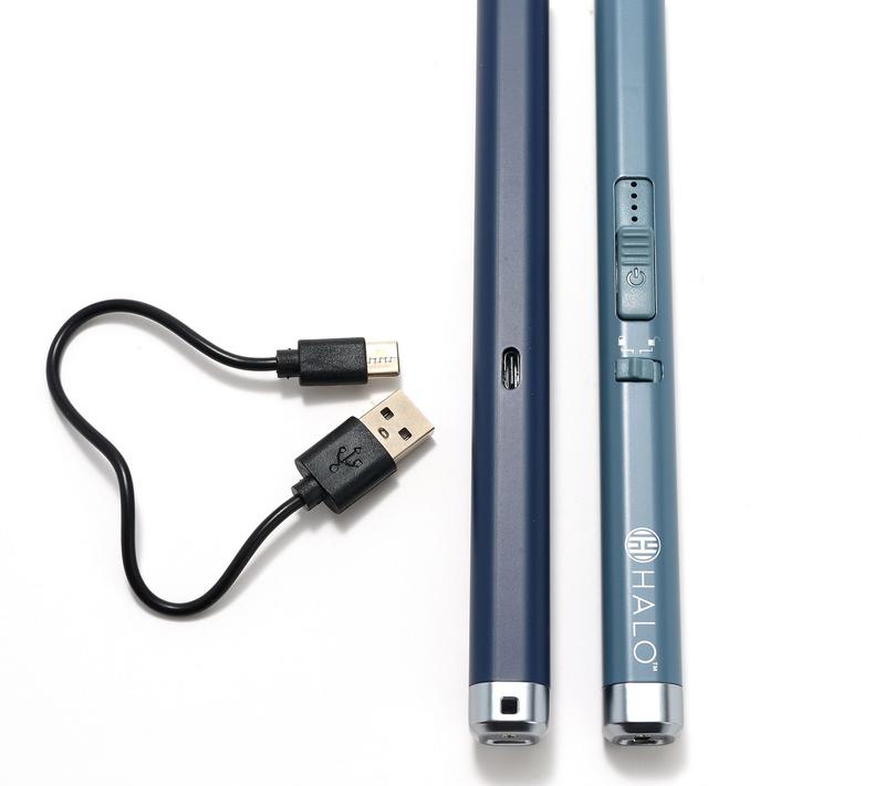 HALO Set of 3 Rechargeable Lighter Wands with Gift Boxes