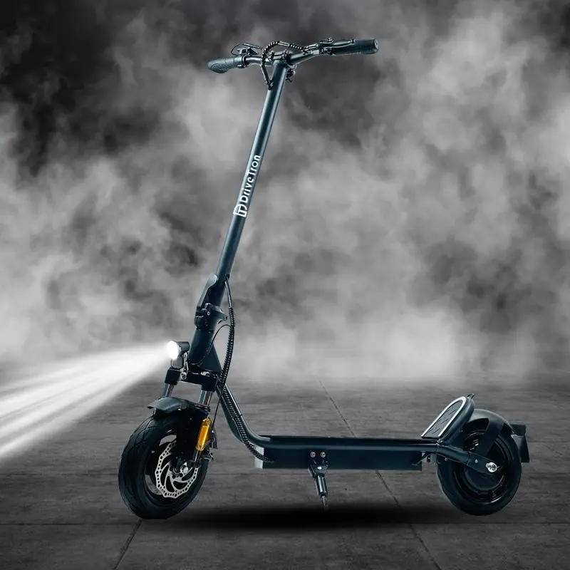 600W Electric Scooter - 36V 13Ah, Max Speed 30km/h, Riding Range Up to 35-45km. Foldable design for easy storage and carrying. Equipped with a high-definition LED display that real-time monitors power, speed, mileage, and gears; Dual-Motor Portable