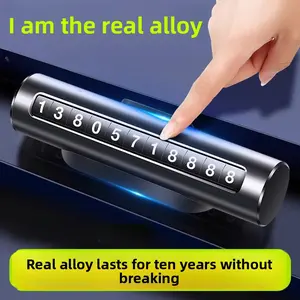 Creative Car Accessories Temporary Parking Plate Move Car Number Plate Car Phone Plate Hidden Parking Move Plate