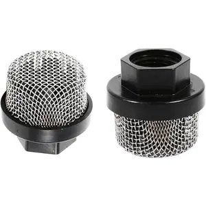 7/8inch UNF Inlet Strainer Screen Mesh Compatible with  246385 for 390 490 390PC Ultra 395 495 595 Airless Paint Spray Guns Ultra Max 695 Lo-Boy, GMAX 3400, Linelazer 3400 (2 Packs)