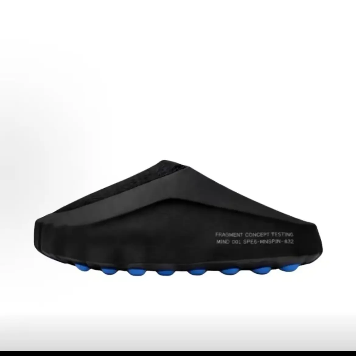 Brand New Sealed Original Box Unisex Solid Black EVA Slide Sandals Blue Dot Massage Non Slip Quick Dry Breathable Mesh Indoor Bathroom Beach Gym Casual Slip On Trainers