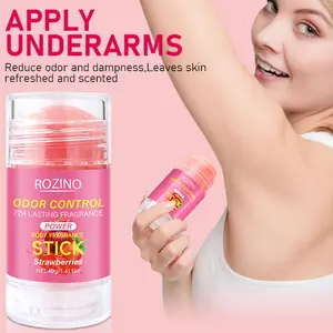 ROZINO Body Balm - 72H Lasting Fragrance Odor Control Stick with Strawberries Scent 40g from Japan Hydrating Dry Skin Hydrating Dry Skin Hydrating Dry Skin