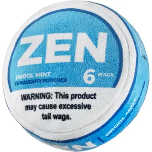 Zen Pupper Deckies Parody   - Plush Squeaky and Crinkle Funny   - Drool Mint