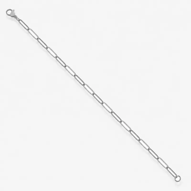 EVRY JEWELS Gold or Silver Plated Stainless Steel Women's Hypoallergenic Link Up Bracelet