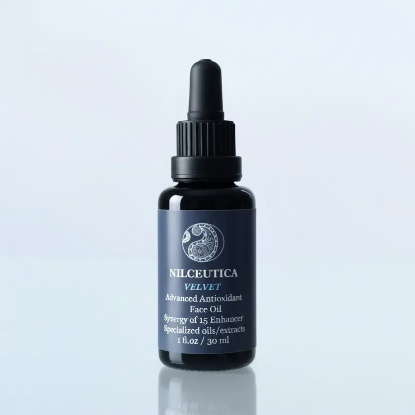 VELVET Advanced Antioxidant Face Oil - 30ml - Lightweight Hydrating Formula for Dry skin with Organic OIis, Extracts and Bioavailable minerals complex - Suitable for All Skin Types