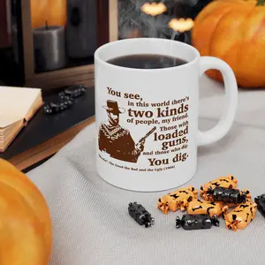 Clint Eastwood The Good The Bad & The Ugly Ceramic Coffee Mug 11Oz 15Oz, The Good The Bad & The Ugly  Cowboy Movie Coffee Mug For Fans, Cowboys Movie Fan Gifts