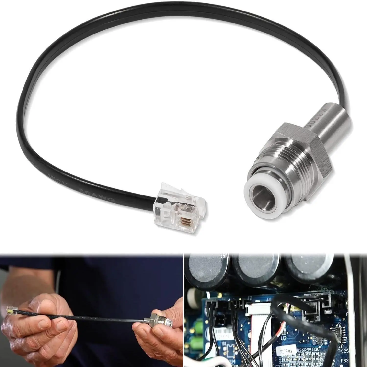 Pressure Transducer Sensor Unit for Graco Airless Paint Sprayers 390,395,495 - Part #243222, 6-6000 Bar, Pressure Monitor, Precise Readings