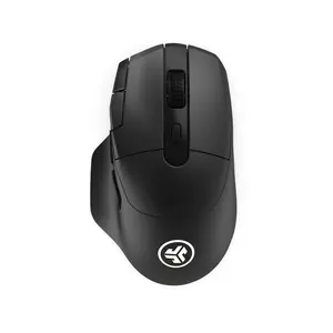 JLab Midnight Wireless Gaming Mouse - PAW3335 16K DPI, 1000Hz, 80+ Hr Battery, RGB, LabSpeed 2.4GHz + Bluetooth, Ergonomic 7-Button