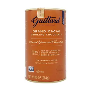 Guittard Grand Cacao Rich Indulgent Milk Chocolate Beverage, 10 oz Drinking Chocolate for Special Occasions