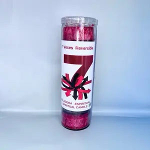Veladora 7 Veces Reversible – Espiritual Candle Ornaments Decoration