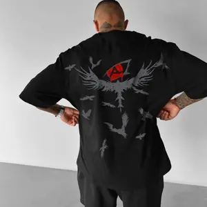 Oversized Itachi Uchiha Shirt, Sharingan Anime Tee, Unisex Naruto T Shirt, Ninja Streetwear Style, Unisex Cotton, Menswear, Womenswear 7CT