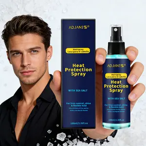Adjaniss Men's Sea Salt Texture Hair Gel Spray with Seaweed Aloe and Algae Extract, Natural Matte Finish and Long-Lasting Hold, Perfect for Wet or Dry Hair, Haircare