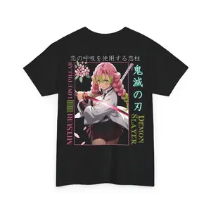 Mitsuri Kanroji Hashira tshirt Demon Slayer tshirt Mitsuri Love pillar Anime-Inspired Unisex Tee, Demon Slayer Otaku Clothing