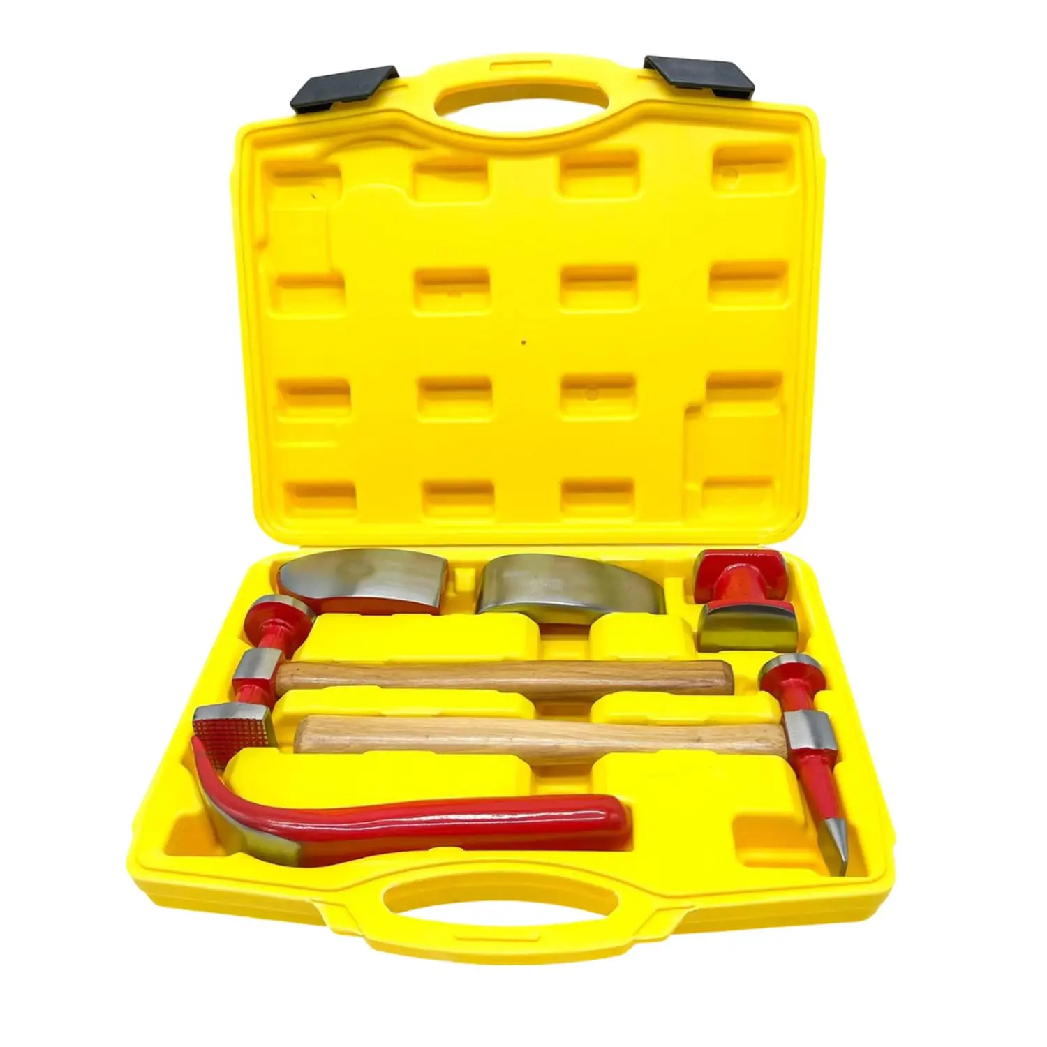 6PCS Multifunctional Car Panel Beater Hammer Set, Hand Tool Kit with Dent Remover & Repair Tools for Workshop Use, Car Dent Remover, Car Repair Tools