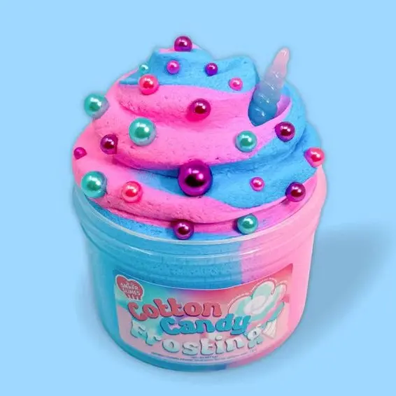 Cotton Candy Frosting Slime
