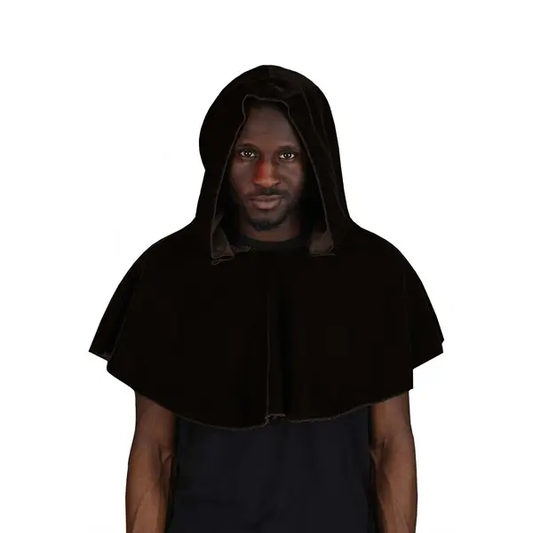 Adult Brown Hood Cowl