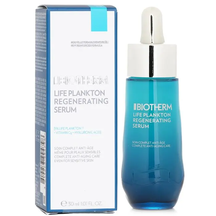 Biotherm Life Plankton Regenerating Serum, 30ml - Silky, Smooth Formula with Hyaluronic Acid to Hydrate and Lock in Moisture, Sensitive