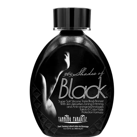 Tanning Paradise 365 Shades of Black – Triple Black Bronzing Lotion 13.5 oz | Ultra-Dark Tan Accelerator & Skin-Smoothing Formula