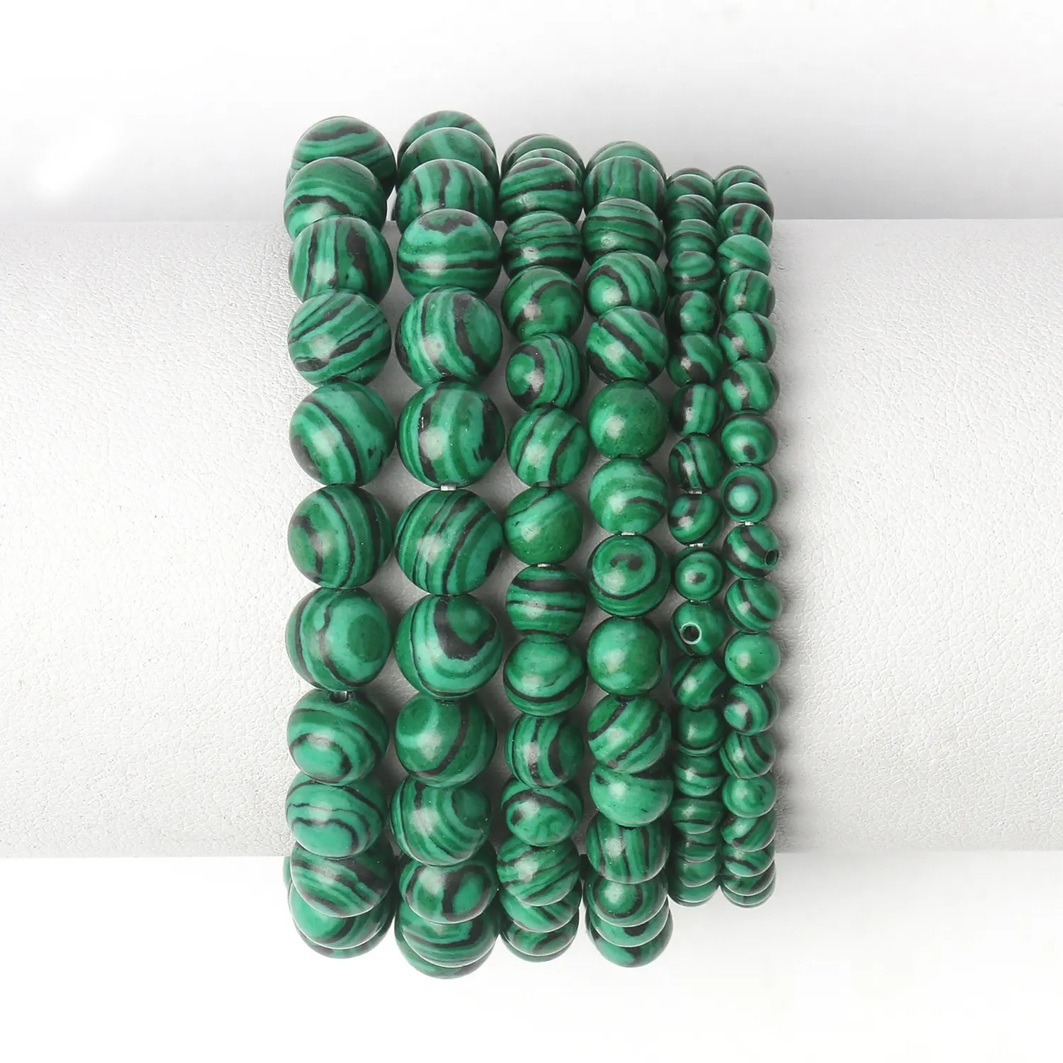 Natural peacock stone bracelet