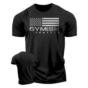 Gym American Flag Gym Shirt, Funny Workout Graphic Tee, Lifting Motivation Design, Unisex Menswear Womenswear Top, Fitness Apparel
