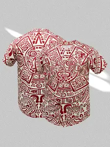 Men's Baseball Jersey V Neck Short Sleeve Baseball Shirt, Breathable MEXICO Embroidery Sports Uniform For Training and Competition, Party,Casual Wear