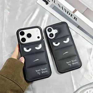 Stylish Instagram-inspired down-style phone case for iPhone 17, 16, 15, 14, 13. Trendy premium shockproof protective case for 16 Pro/15 Plus. Perfect gift for both men and women. Universal shock-resistant protective sleeve. New 2026 model.