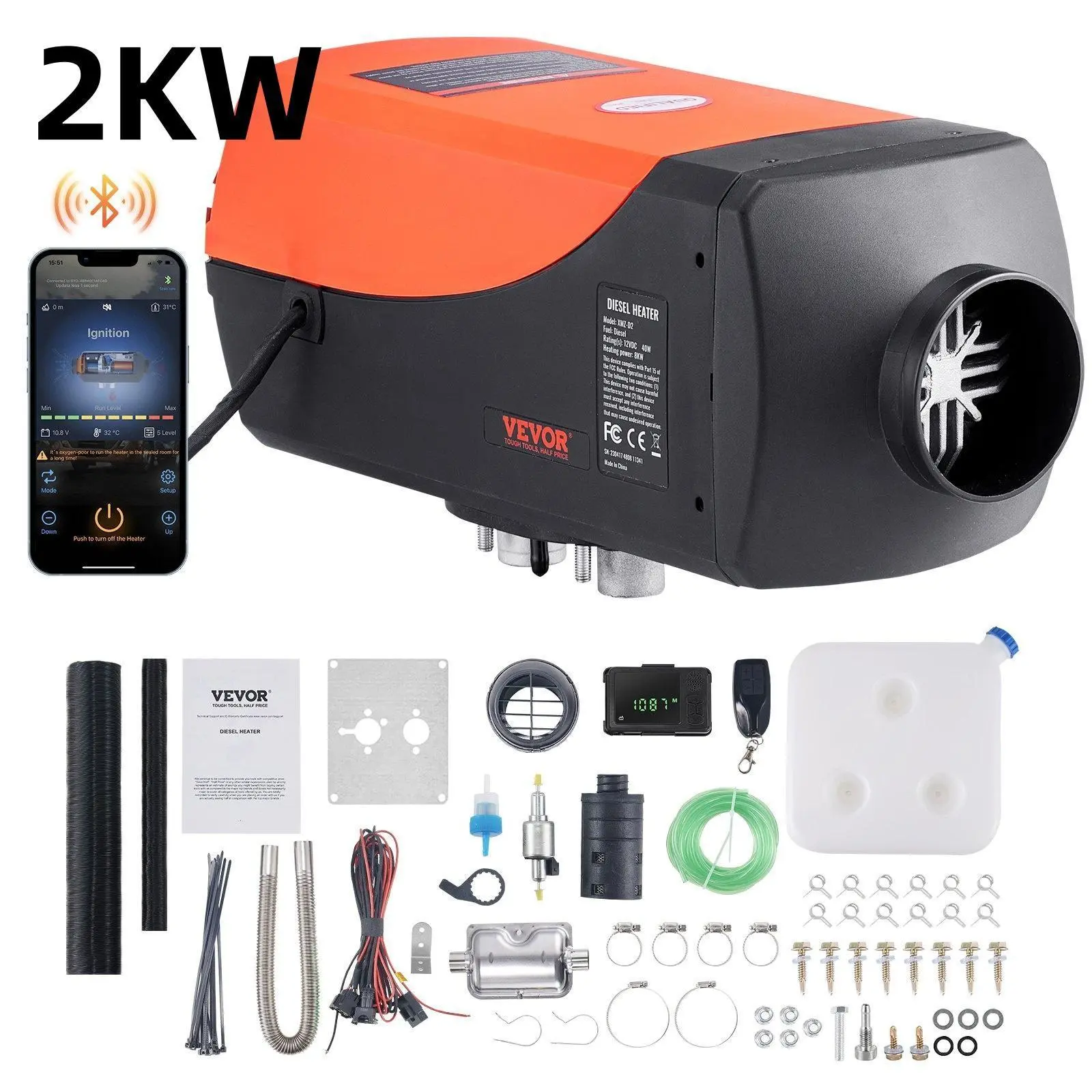 Separated - 2KW - Bluetooth App