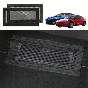 For Tesla Model Y and Model 3 rear seat lower air outlet cover rear seat air conditioning outlet deflector grille protector snap-on installation air intake grille 2 pieces
