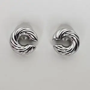 Darla Spiral Ear Cuff Silver (Arete)