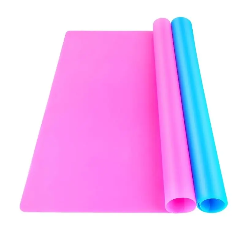 Extra Large Silicone Mat Heat Resistant Sheet Waterproof Pad Kitchen Counter Protector Vinyl Craft Mats Nonslip Table Placemat Silicone Placemats