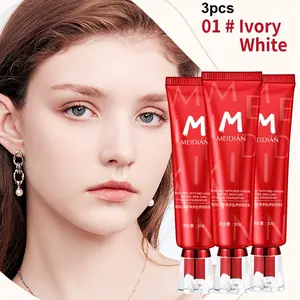 Red Ginseng and Bird's Nest Peptide Brightening Foundation, Beauty Cosmetics, Natural coverage and seamless finish, Lightweight and natural look, suitable for combination and oily skin, moisturizing formula for a flawless base