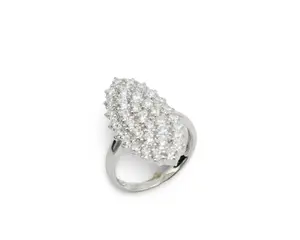 Almond Ring Sterling Silver - Classic Design with Almond Shape - Elegant and Timeless Style